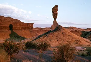 Dramatic Prints: Mukurob Rock Formation known as Finger Of God in Namibia Africa