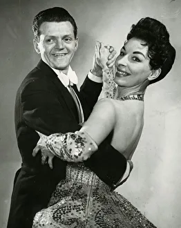 Sequins Prints: Bill Murdoch and Marie Drummond 1960 Scottish ballroom dancer