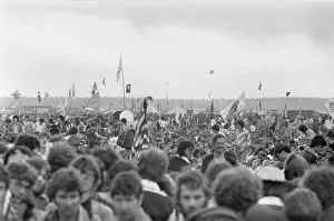 00889 Prints: Music fans at The Picnic pop concert at Blackbushe Aerodrome 15th July 1978