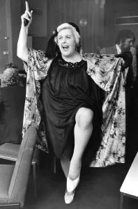 Music hall and radio stand-up comedienne Tessie O Shea, known as Two Ton Tessie