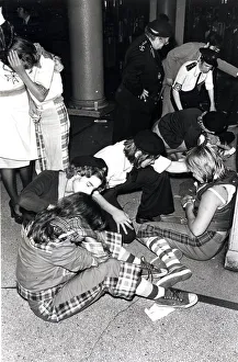 Music - Pop - Bay City Rollers - Hysterical fans are tended by St John Ambulance members