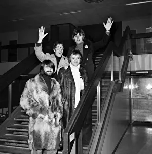 Music: Pop: Hank Marvin and The Shadows left Heathrow Airport for Stockholm where they