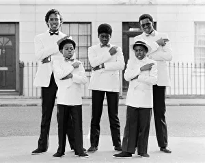 Musical Youth, British Jamaican pop / reggae group, who are currently recording the video