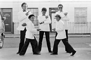 Musical Youth, British Jamaican pop / reggae group, who are currently recording the video