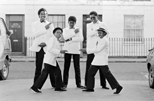 Musical Youth, British Jamaican pop / reggae group, who are currently recording the video