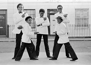 Musical Youth, British Jamaican pop / reggae group, who are currently recording the video