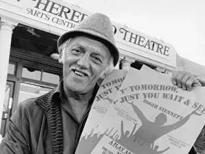 One Mature Man Only Prints: Musician, actor and comedian Stan Stennett seen here outside the Hereford Theatre of
