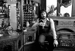 Musician / Music / Rock: John Entwhistle Bass Guitarist of the who pictured at his Ealing