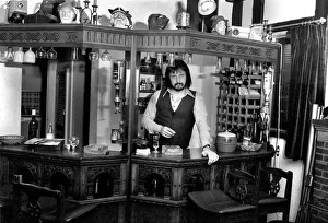 Musician / Music / Rock: John Entwhistle Bass Guitarist of the who pictured at his Ealing