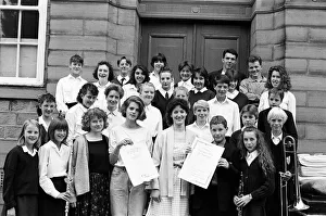Huddersfield Prints: Musicians in Honley High Schools senior orchestra came home the victorious from