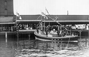 Images Dated 3rd March 2021: The naming ceremony of the lifeboat Tynesider at North Shields fish quay