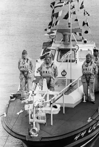 Crew Prints: The naming ceremony of the new Barry Dock lifeboat the Arthur and Blanche Harris