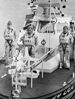 The naming ceremony of the new Barry Dock lifeboat the Arthur and Blanche Harris