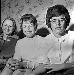 01239 Prints: Nancy Richey, Carole Caldwell and Billie Jean Moffitt (later King