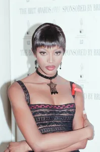 Naomi Campbell, Supermodel, attends The Brit Awards 1993, 16th February 1993