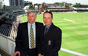Nasser Hussain June 1999 newly appointed England cricket captian