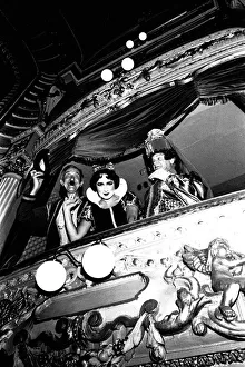 00481 Prints: Nat Jackley, Carol Leroy and Billy Whittaker in the Royal Box at the Theatre Royal