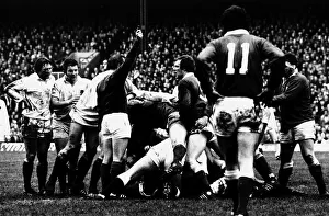 Jg Scan Prints: Five Nations Championship England v Wales 16th February 1980