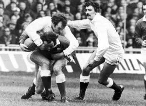 00412 Prints: Five Nations Championship Wales v England Cardiff Arms Park 5th March 1977