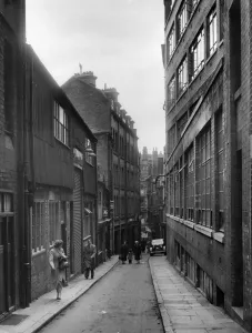Streets Prints: Needless Alley, Birmingham, a little passage which runs north off New Street