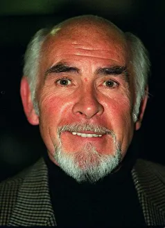Beards And Moustaches Prints: Neil Connery brother of actor Sean Connery with beard April 1997