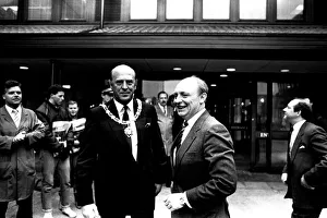 00114 Prints: Neil Kinnock during a visit to Tyneisde where he offically opened Gateshead Council