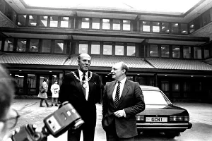Neil Kinnock during a visit to Tyneisde where he offically opened Gateshead Council