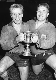 Neil Back (left) and Rob Hardwick (right) who together have helped Coventry side Barkers