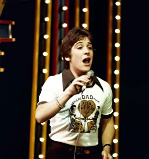 Neil Reid seen here during rehearsals for the BBC television programme Top of