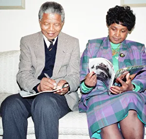 00289 Prints: Nelson Mandela leader of the African National Congress (ANC