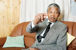 00536 Prints: Nelson Mandela leader of the African National Congress (ANC