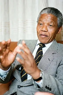 00536 Prints: Nelson Mandela leader of the African National Congress (ANC