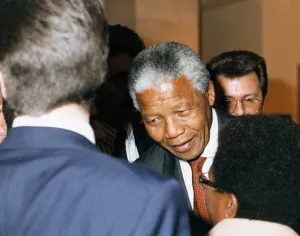 00525 Prints: Nelson Rolihlahla Mandela. Mandela served 27 years in prison