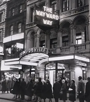 Capital Prints: Neon lights advertise the play The Wayward Way