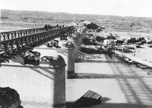 New 1, 200ft bridge being constructed over Sangro River Italy is the largest Bailey