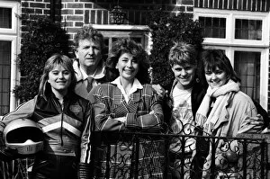 Images Dated 9th March 1987: New BBC TV sitcom series 'Late Expectations'being filmed at Cheam in Surrey