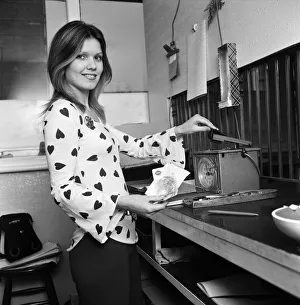 New betting shop owner Shirley Anne Baines in her shop at New Kings Road, Fulham