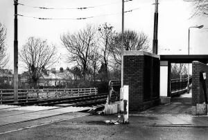 00399 Prints: The new brick building at Fawdon Railway Station on 24th January 1980