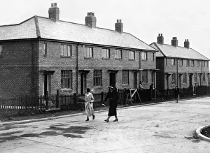 New council houses on the Ridges Farm Estate in North Shields, North Tyneside