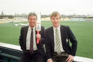 00689 Prints: New Director of Coaching at Warwickshire Cricket Club is Bob Woolmer