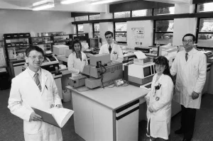 00972 Prints: The new £470, 000 Regional Immunology laboratory at the East Birmingham Hospital