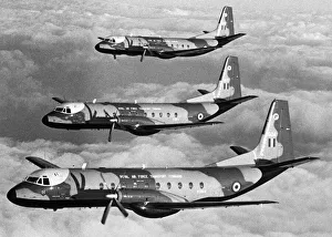Transporter Prints: New Hawker Sidley Andover transport planes of the Royal Air Force in flight