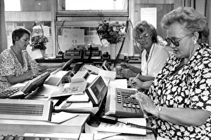 Walsgrave Prints: The new hi-tech telephone system at Walsgrave hospital, Coventry