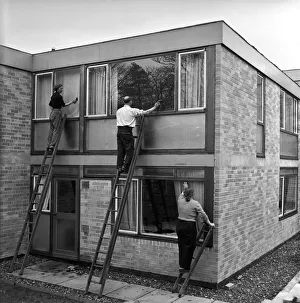 Town Prints: New housing estate being built on the edge of the new Cumbernauld Town. 1963 A798-002