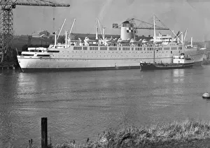 The new liner Empress of England ship (now called Ocean Monarch 1970