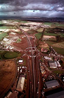 Dual Carriageway Prints: The new M8 link at Newbridge October 1997 Opened today by Malcolm Chisolm MP