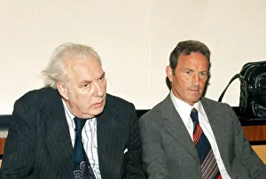 New Manchester United manager Dave Sexton with chairman Louis Edwards shortly after