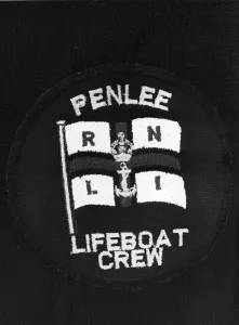 01507 Prints: The new Penlee lifeboat Mabel Alice was capsized yesterday in front of some of itOs