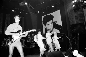 00939 Prints: New pop sensation Wham! pictured in concert in Aberdeen, Scotland