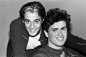 00939 Prints: New pop sensation Wham! pictured in concert in Aberdeen, Scotland